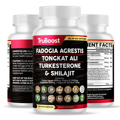 TruBoost™: All-In-One | Shilajit, Tongkat Ali, Turkesterone